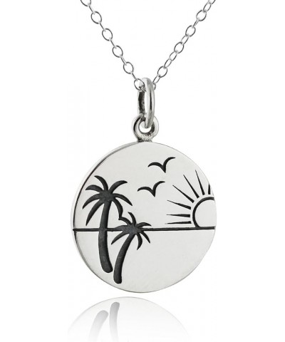 Dainty Tropical Summer Pendant Necklaces SUNSET $24.19 Necklaces