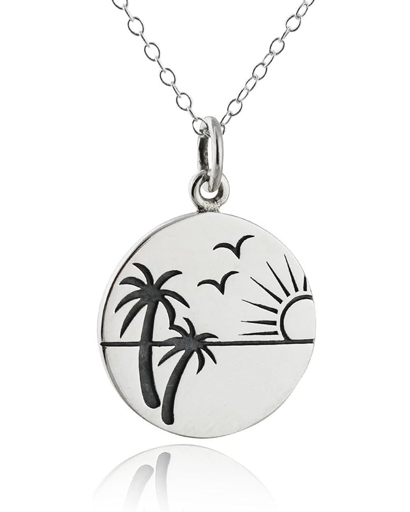 Dainty Tropical Summer Pendant Necklaces SUNSET $24.19 Necklaces