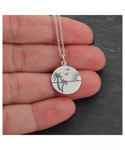 Dainty Tropical Summer Pendant Necklaces SUNSET $24.19 Necklaces