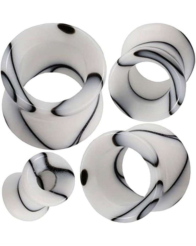 Flesh tunnel ear gauge ear plug Available size 6g (4mm) to (35mm) Please Choose Size and Color (1 Pair ONLY) 9/16 - 14mm , Ma...