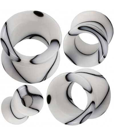 Flesh tunnel ear gauge ear plug Available size 6g (4mm) to (35mm) Please Choose Size and Color (1 Pair ONLY) 9/16 - 14mm , Ma...