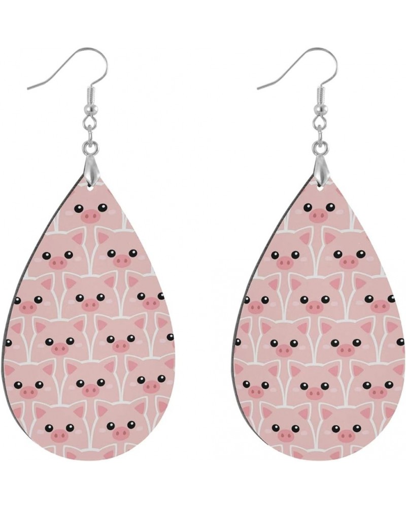 Fashion Copper Plated Silver Earring MDF Wood Drop/Leaf Lightweight Earrings Multi 39 $6.83 Earrings