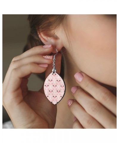 Fashion Copper Plated Silver Earring MDF Wood Drop/Leaf Lightweight Earrings Multi 39 $6.83 Earrings