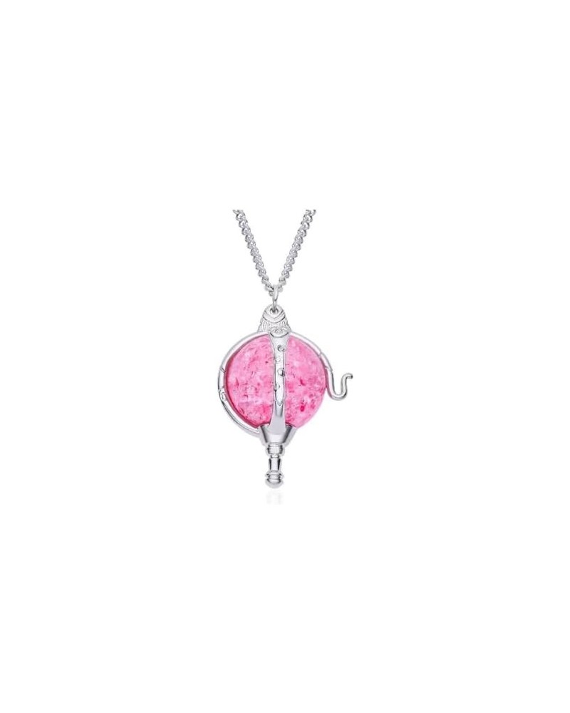 Heart of Kandrakar Pendant Classic Ruby Gemstone Jewelry Anime Will Cosplay Necklace for Women $9.71 Necklaces