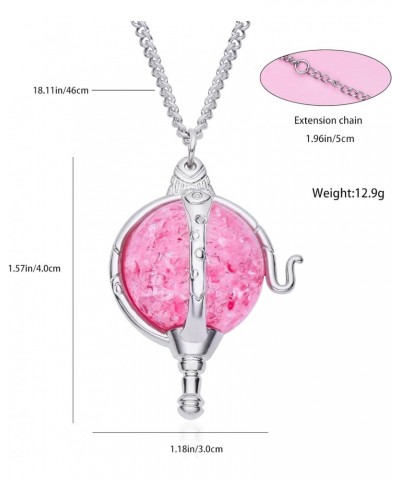 Heart of Kandrakar Pendant Classic Ruby Gemstone Jewelry Anime Will Cosplay Necklace for Women $9.71 Necklaces