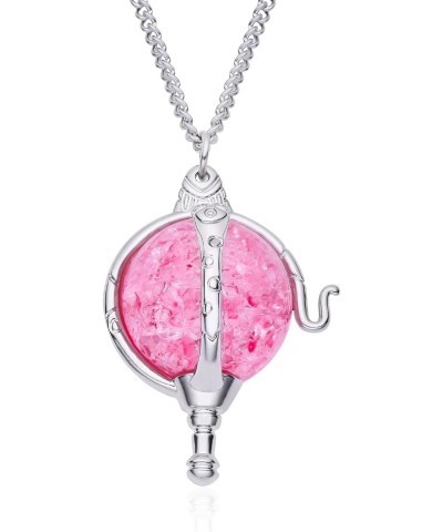 Heart of Kandrakar Pendant Classic Ruby Gemstone Jewelry Anime Will Cosplay Necklace for Women $9.71 Necklaces