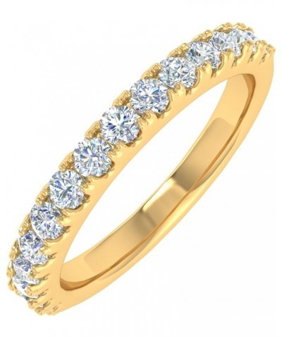 1/2 Carat Diamond Wedding Band Ring in 14K Gold Yellow Gold $144.90 Bracelets