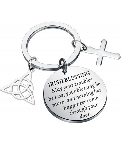 Blessing Keychain Housewarming Gift May Your Troubles Be Less Irish Blessing Keychain $9.71 Others