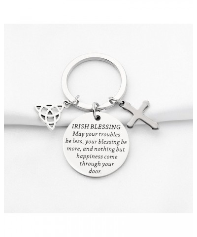 Blessing Keychain Housewarming Gift May Your Troubles Be Less Irish Blessing Keychain $9.71 Others