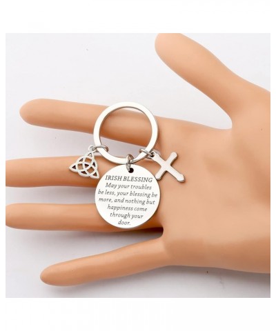 Blessing Keychain Housewarming Gift May Your Troubles Be Less Irish Blessing Keychain $9.71 Others