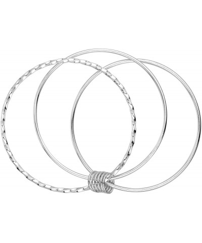 925 Sterling Silver Bangle Bracelet Stackable Bangles for Women/Girls | Bangle Bracelets for Women | 925 Sterling Silver Brac...