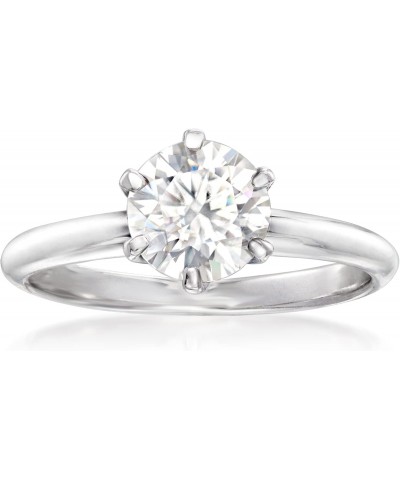 1.50 Carat Moissanite Ring in Sterling Silver $69.60 Rings