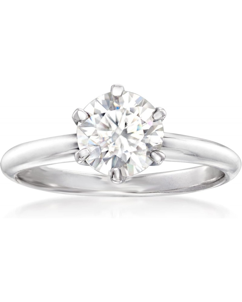 1.50 Carat Moissanite Ring in Sterling Silver $69.60 Rings