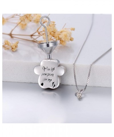 Cremation Jewelry for Ashes 925 Sterling Silver Sunflower/Rose/Cross/Paw Print/Crystal/Swan/Hamsa Hand/Koala/Clover/Bar Urn N...