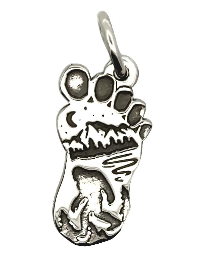 Sasquatch Big Foot Charm in Sterling Silver $23.03 Bracelets