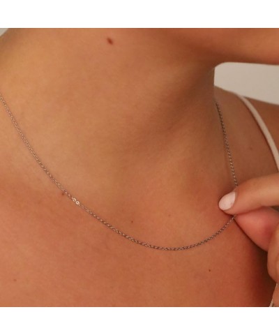 Chain Necklace for Women Silver Dainty Chain Necklace $18.40 Necklaces