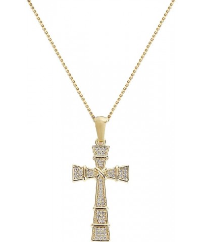 Cross Necklaces for Women Jewelry Necklaces for Teen Girls Women 16K Gold Plated Cross Pendant Choker Necklace Valentine's Da...