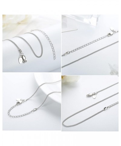 925 Sterling Silver Rope Chain Necklace for Women Men 1.1mm 1.5mm Twist Link Curb Chain Necklace With Lobster Claw Clasp 14 1...