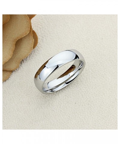 2mm 4mm 6mm 8mm Mens Womens Titanium Wedding Band Ring Silver/Gold/Rose Gold/Black Band Ring 6mm $10.05 Rings