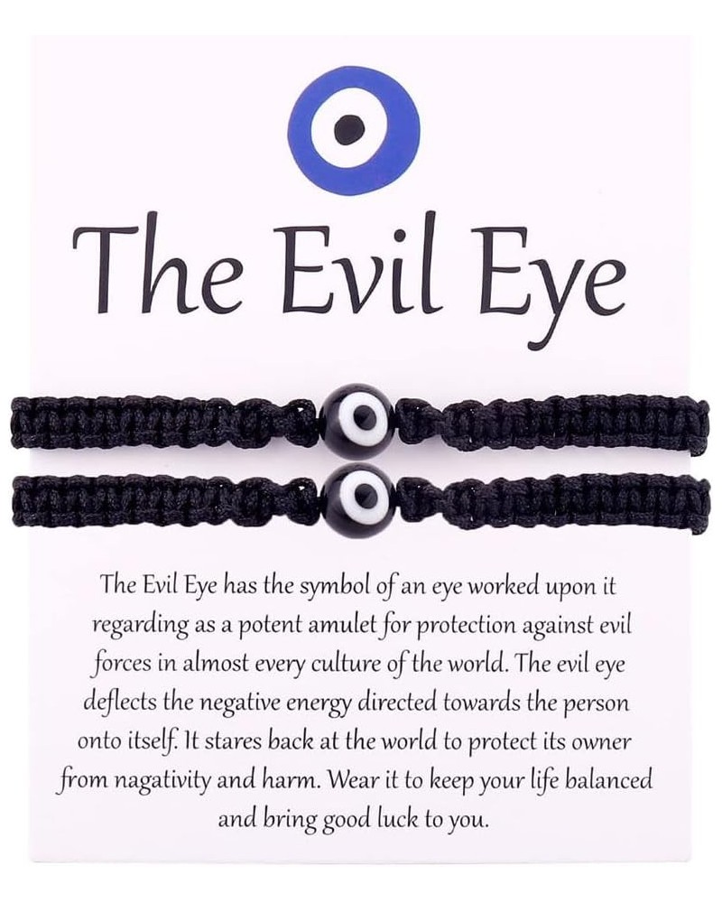 Evil Eye Bracelet for Men Women  Beaded Bracelets String Bracelet Natural Stone Bracelet Evil Eye Strand Bracelet Ultimate Pr...