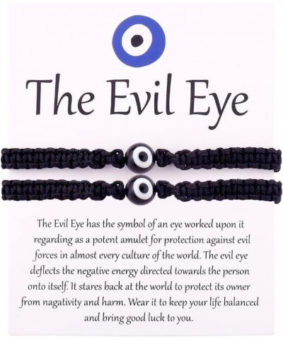 Evil Eye Bracelet for Men Women  Beaded Bracelets String Bracelet Natural Stone Bracelet Evil Eye Strand Bracelet Ultimate Pr...