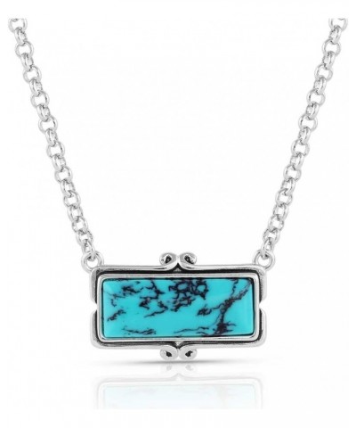 Western Lifestyle Turquoise Necklace (Looking Glass) $42.87 Necklaces