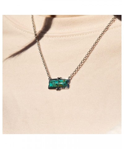 Western Lifestyle Turquoise Necklace (Looking Glass) $42.87 Necklaces