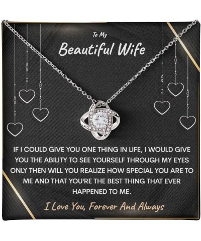 To My Beautiful Wife Necklace Arctic Angel Necklace For Wife Romantic Gifts For Her Just Because Gifts For Her Gifts For Wome...