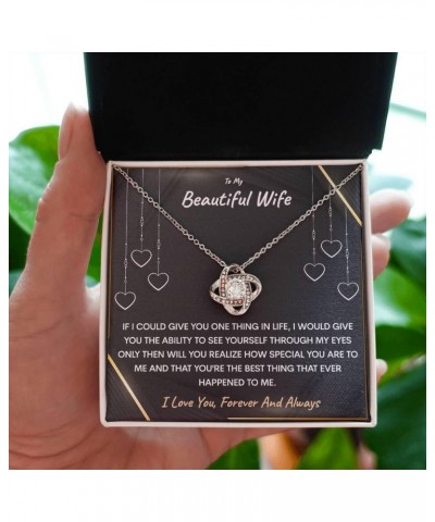 To My Beautiful Wife Necklace Arctic Angel Necklace For Wife Romantic Gifts For Her Just Because Gifts For Her Gifts For Wome...