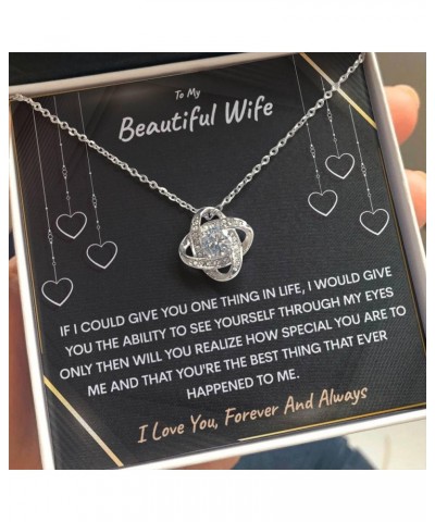 To My Beautiful Wife Necklace Arctic Angel Necklace For Wife Romantic Gifts For Her Just Because Gifts For Her Gifts For Wome...