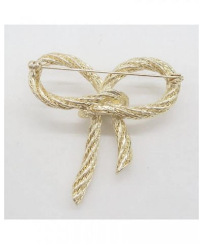 Elegant Gold Color Bow Tie Brooch Lapel Pin For Women Simple Dress Coat Cardigan Wedding Jewelry Gifts $6.66 Brooches & Pins