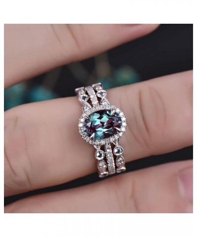 2PCS Ring Set for Women Couple Ring Trendy Cute Cubic Zirconia Stackable Rings for Couples, Non Tarnish Rings for Teen Girls,...