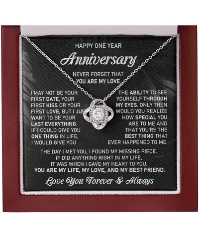 1st Wedding Anniversary Necklace Gift For Wife Paper Anniversary Necklace First Anniversary 1 Year Anniversary Necklace Gift ...