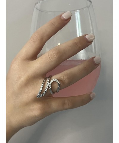 Boho style sterling silver wrap ring $10.61 Rings