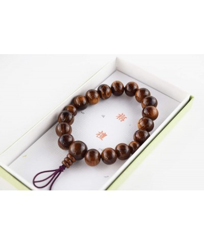 10mm Beads Japanese Sendan Wood Juzu Bracelet Rosary Prayer Mala Beads Meditation Chakra Bracelet 5.9 Inches With bossa $31.0...