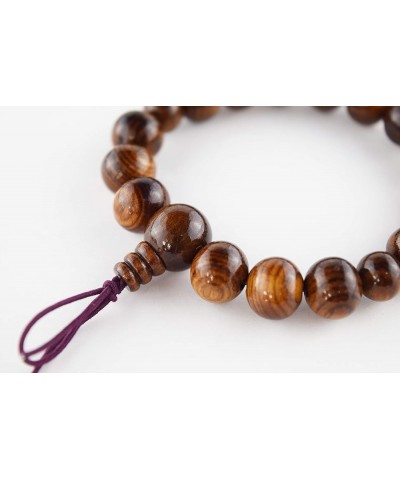 10mm Beads Japanese Sendan Wood Juzu Bracelet Rosary Prayer Mala Beads Meditation Chakra Bracelet 5.9 Inches With bossa $31.0...