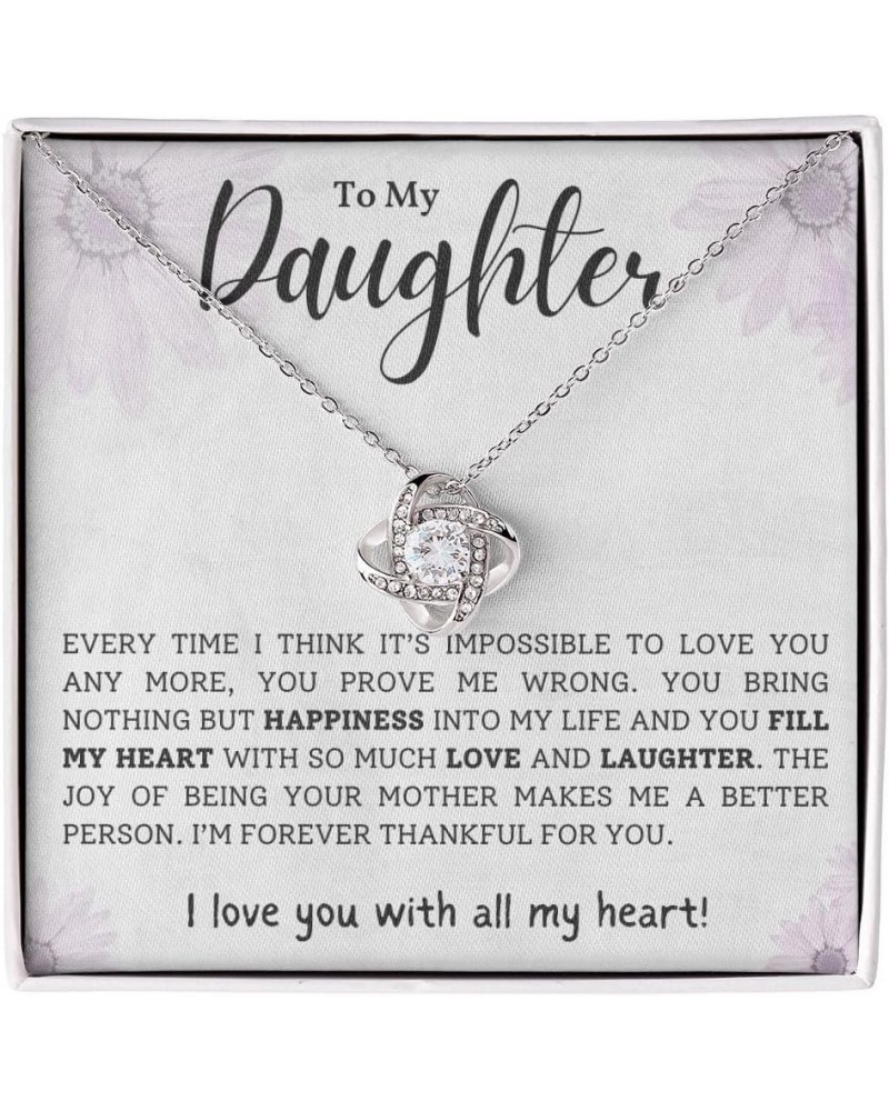 Daughter Gifts, Mother Daughter Necklace, To My Daughter, Mom Daughter Necklace, Birthday Gifts for Daughter Adult, Mother Da...