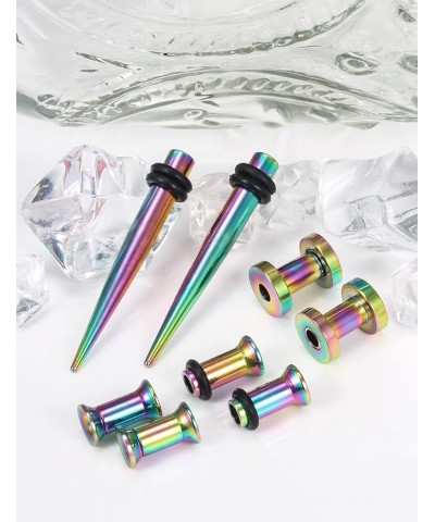 8G 6G 4G 2G 0G 00G 316L Surgical Stainless Steel Ear Gauges Plugs Tunnels Taper Stretching Kit Expander Piercing Jewelry for ...