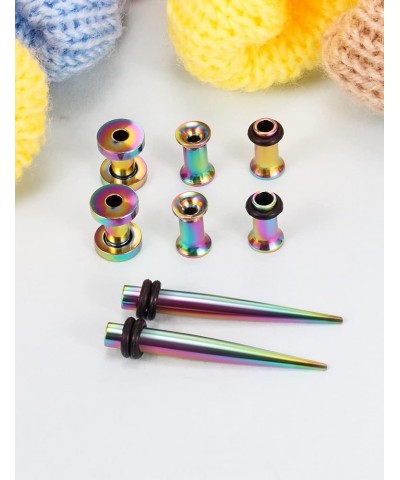 8G 6G 4G 2G 0G 00G 316L Surgical Stainless Steel Ear Gauges Plugs Tunnels Taper Stretching Kit Expander Piercing Jewelry for ...