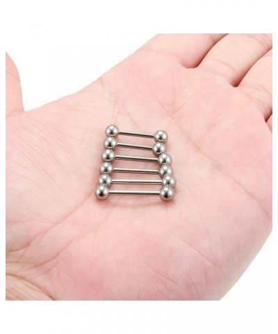 Grade 23 Titanium Externally Threaded Nipple Shield Barbell Ring Bar Body Piercing 14G 16G 2-6PCS 3 Pairs - 14GA $11.39 Body ...