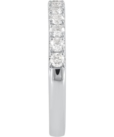 0.75 Carat Half Eternity Round Diamond Wedding Eternity Anniversary Band for Women 10K White Gold $237.91 Rings