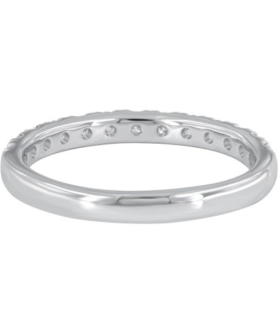 0.75 Carat Half Eternity Round Diamond Wedding Eternity Anniversary Band for Women 10K White Gold $237.91 Rings