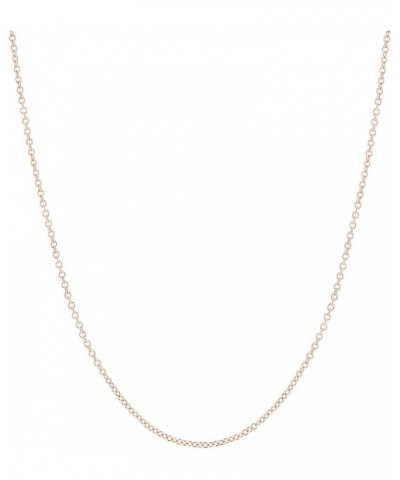 Fine Chain 16.0 Inches Rose Gold $80.60 Necklaces