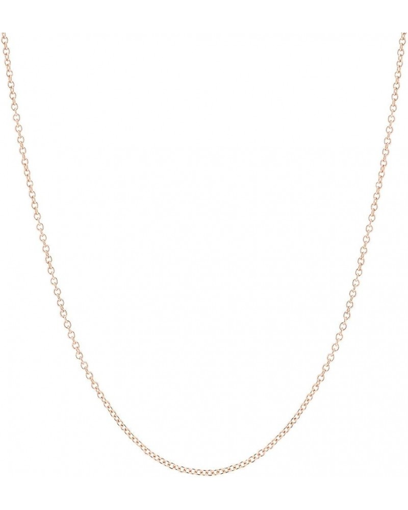 Fine Chain 16.0 Inches Rose Gold $80.60 Necklaces