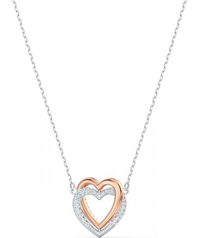 Infinity Heart Jewelry Collection, Necklaces and Bracelets, Rose Gold & Rhodium Tone Finish, Clear Crystals Necklace $29.40 B...