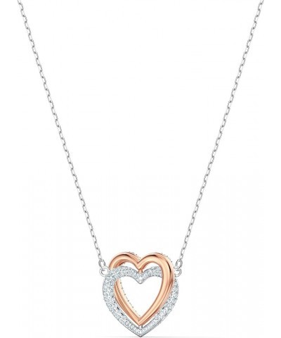 Infinity Heart Jewelry Collection, Necklaces and Bracelets, Rose Gold & Rhodium Tone Finish, Clear Crystals Necklace $29.40 B...