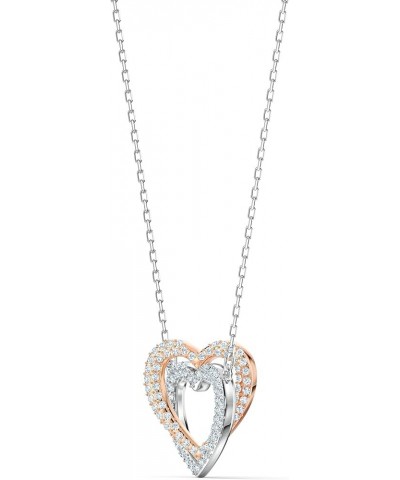 Infinity Heart Jewelry Collection, Necklaces and Bracelets, Rose Gold & Rhodium Tone Finish, Clear Crystals Necklace $29.40 B...