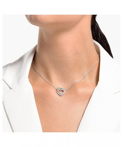 Infinity Heart Jewelry Collection, Necklaces and Bracelets, Rose Gold & Rhodium Tone Finish, Clear Crystals Necklace $29.40 B...