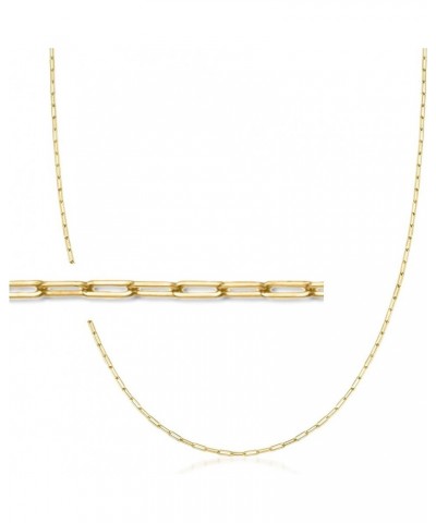 by Ross-Simons 14kt Yellow Gold Paper Clip Link Necklace 16.0 Inches $77.22 Necklaces