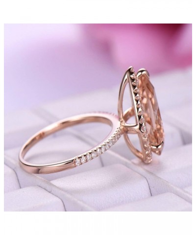 925 Silver Super Flash Large Water Drop Shaped Gemstone Women's Ring Luxury Rose Gold Jewelry Found Diamond Ring Found Women'...